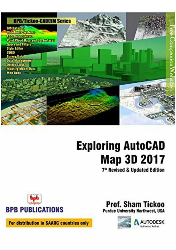 Exploring Autocad Map 3d 2017 7th Edition English Paperback