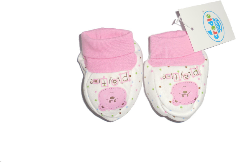 craddle togs Booties(Toe to Heel Length - 5 cm, Pink)