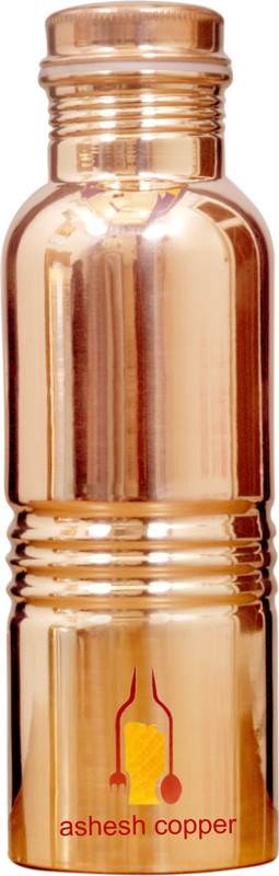 ashesh copper baby 3 ring design gold bottle 850 ml Bottle(Pack of 1, Gold, Brown)