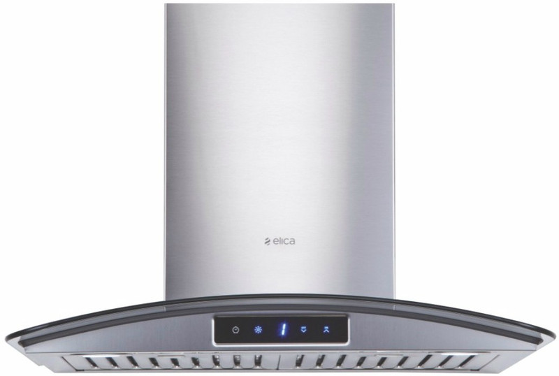 Elica GLACE TRIM ETB PLUS LTW 60 TC3V LED Wall Mounted Chimney(Silver 1220 m³/h)