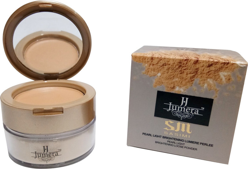 jumera Pancake with Loose face Powder Compact(Beige, 50 g)