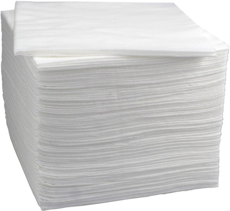 Kudize Disposable Non Woven Face and Body Towel For Hospital, Hotel, Travelling, Spa & Beauty Parlor 70 GSM (18 X 18 INCH )(45 X 45 CM) Pack of 25 PCS(25 Tissues)