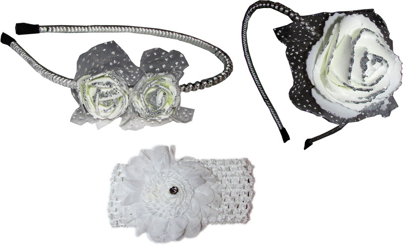 koki Combo of Multi Color Floral Hairbands Hair Accessory Set(Multicolor)