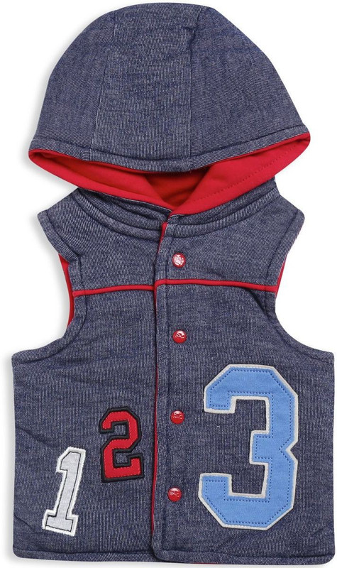 FS Mini Klub Sleeveless Applique Baby Boys Quilted Jacket