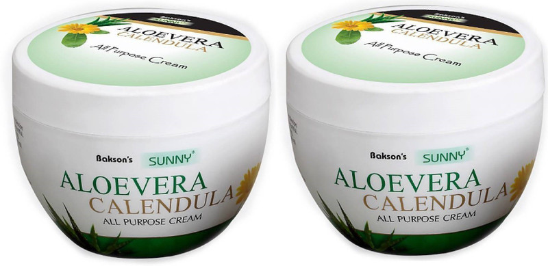 bakson Aloe Vera Calendula All purpose cream 250g (Pack of 2)(250 g)