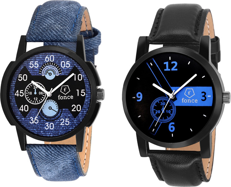 fonce Combo of 2 Exclusive watches Analog Watch  - For Men