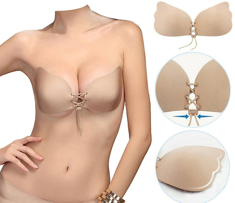 pink prachi byprachi freebra Women Stick-on Lightly Padded Bra(Beige)
