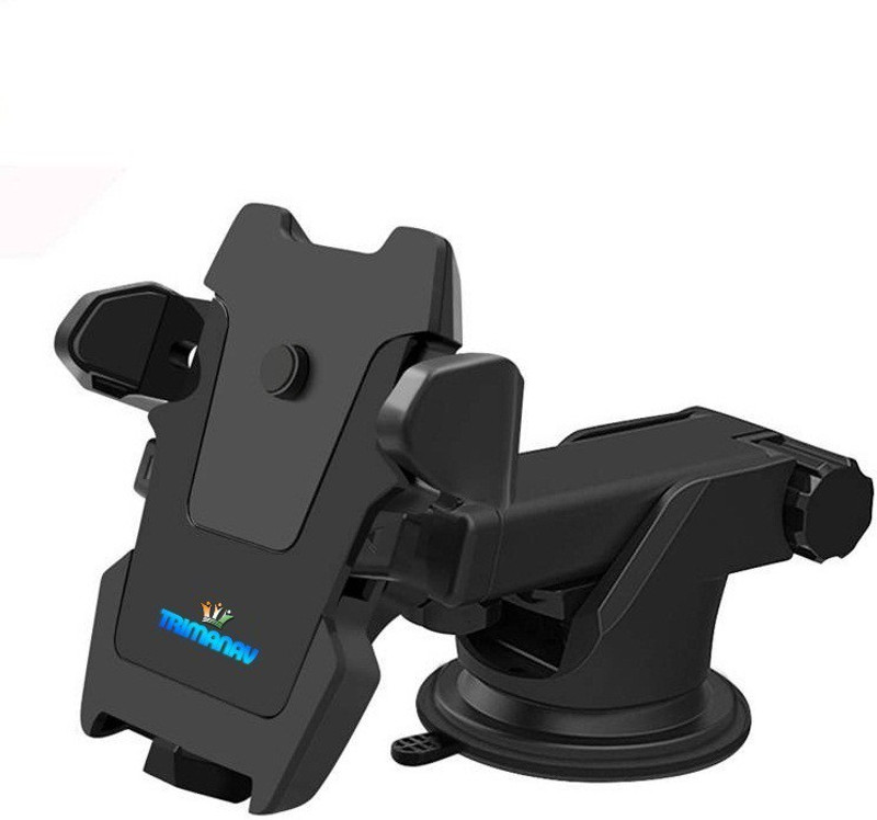 trimanav Car Mobile Holder for Windshield, Dashboard(Black)
