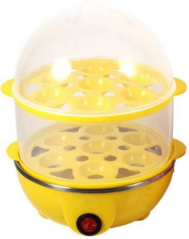 J GO Mini Electronic Egg Boiler 14 Egg Cooker Egg Cooker(Multicolor, 14 Eggs)