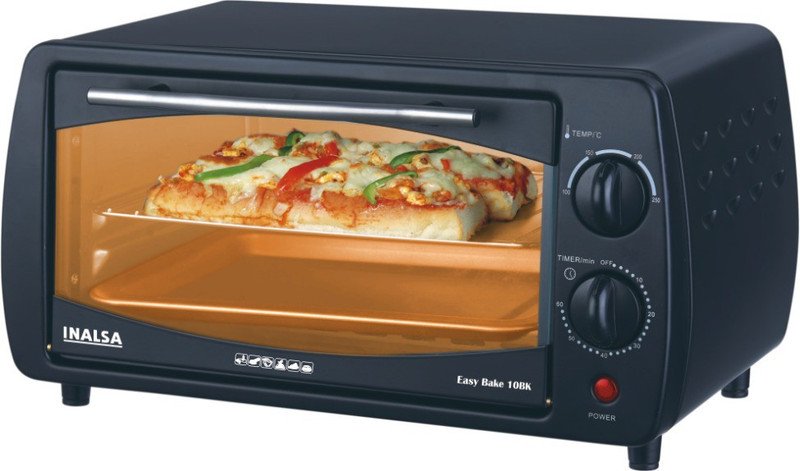 Inalsa 10-Litre Easy Bake 10BK Oven Toaster Griller Oven Toaster Grill (OTG)
