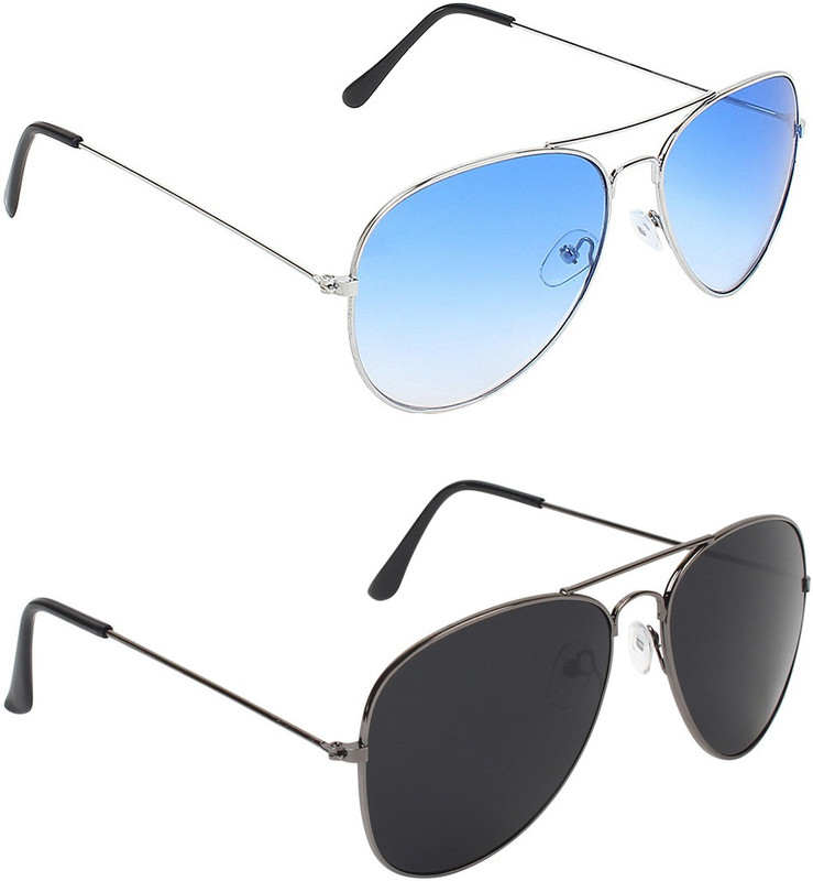 Abner Aviator, Aviator Sunglasses(Blue, Black) Abner Aviator, Aviator Sunglasses(Blue, Black)