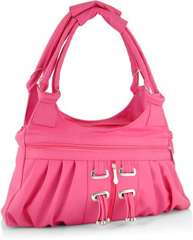FITSON FRILL HAND BAG Messenger Bag(Pink, 9 L)