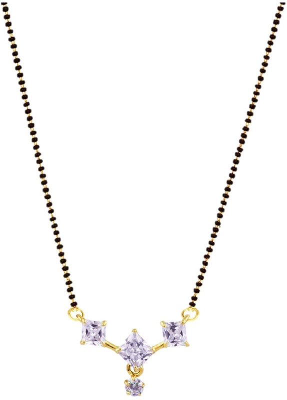 aabhu 3 Stone Alloy Mangalsutra
