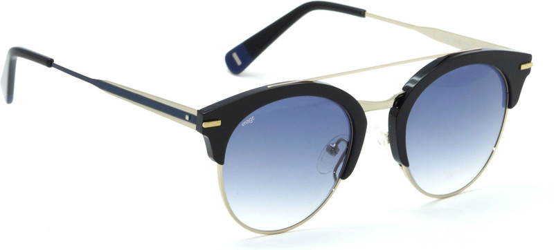 Image Clubmaster, Round Sunglasses(Blue)