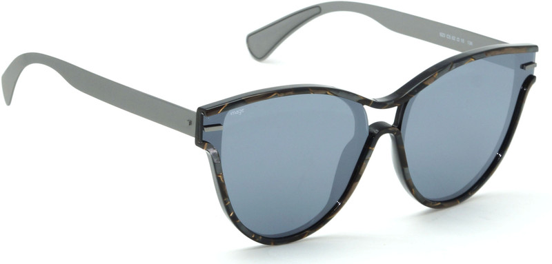 Image Cat-eye Sunglasses(Silver)