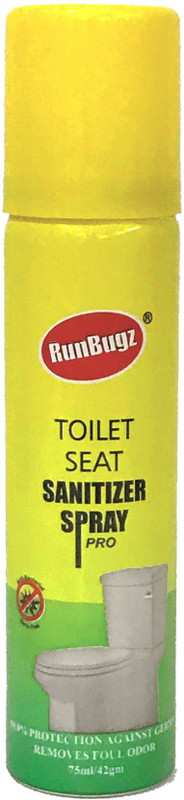 runbugz TOILET SEAT SANITIZER SPRAY 75ML Lemon Spray Toilet Cleaner(75 ml)