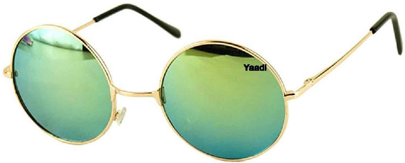 Yaadi Round Sunglasses(Green)