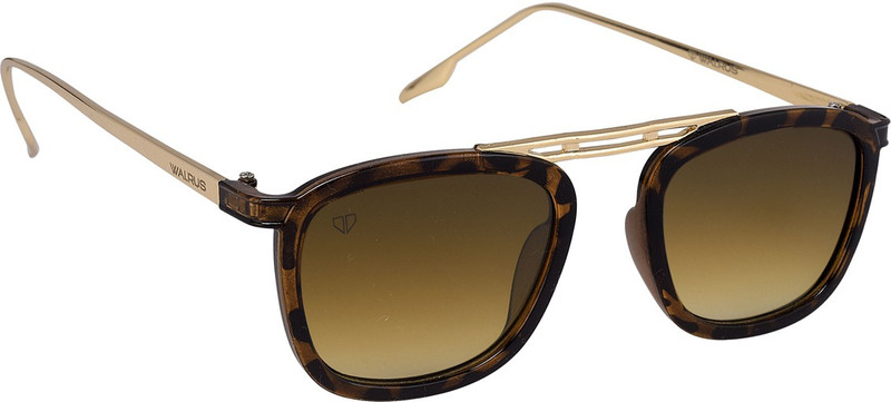 Walrus Rectangular Sunglasses(Brown) Walrus Rectangular Sunglasses(Brown)
