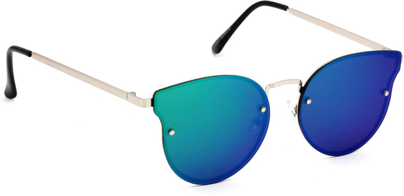 Eyeland Round Sunglasses(Blue, Green, Multicolor) Eyeland Round Sunglasses(Blue, Green, Multicolor)