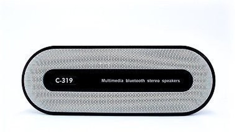 AllExtreme Bluetooth Wireless High Power Desktop Stereo Speaker Portable Built in Mic USB TF card slot Durable Black Housing Speaker Mount