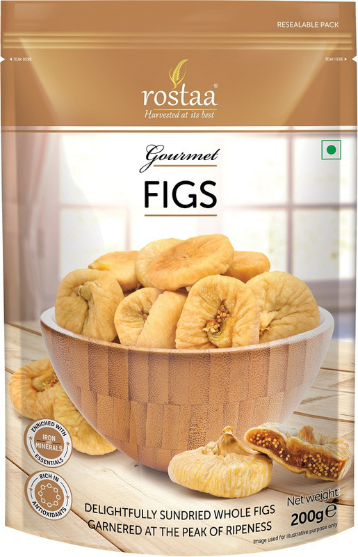 Rostaa Dried Figs (Anjeer) Figs(200 g)