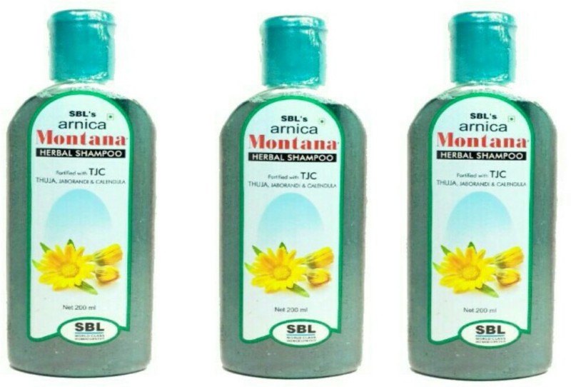 Buy SBL Arnica Montana Herbal Shampoo with TJC (Pack of 3)(200 ml) Online  at desertcartKUWAIT