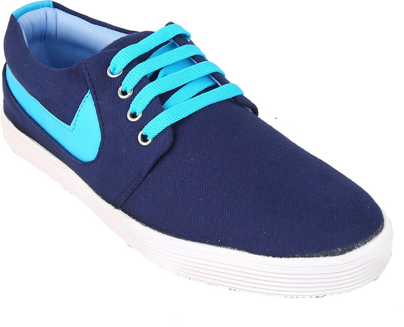 affron Canvas Shoes For Men(Blue)