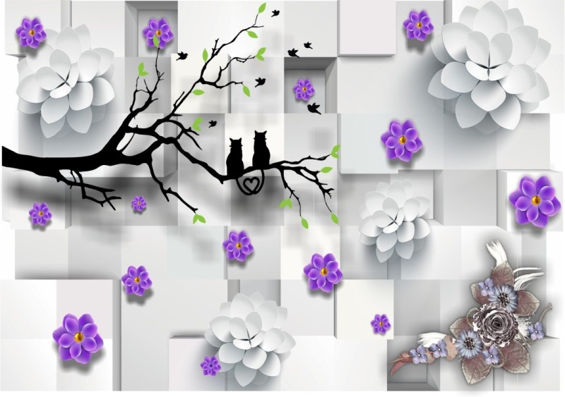 Buy seema creations Floral & Botanical Wallpaper(42 cm X 60 cm) Online at  desertcartBAHRAIN
