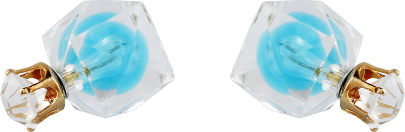 fedexo FNJ430 Glass Plug Earring
