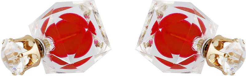 fedexo FNJ418 Glass Plug Earring
