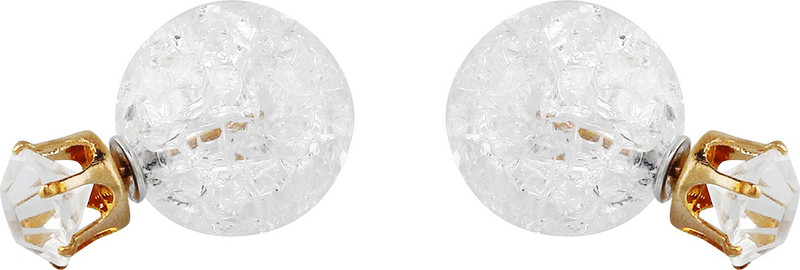 fedexo FNJ421 Rubber, Glass Plug Earring