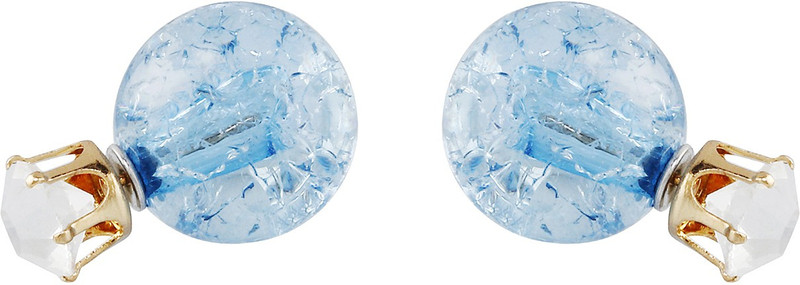 fedexo FNJ420 Rubber, Glass Plug Earring