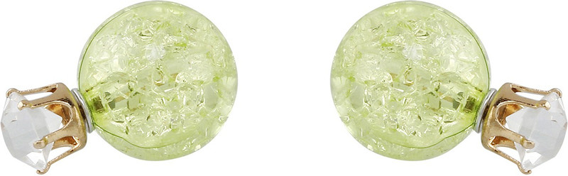 fedexo FNJ419 Fabric, Glass Plug Earring