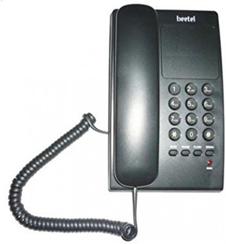 Beetel BT-B17 Corded Landline Phone(Black)