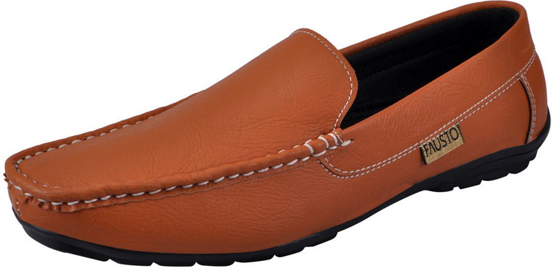 FAUSTO Stylish Mocassin For Men(Tan)