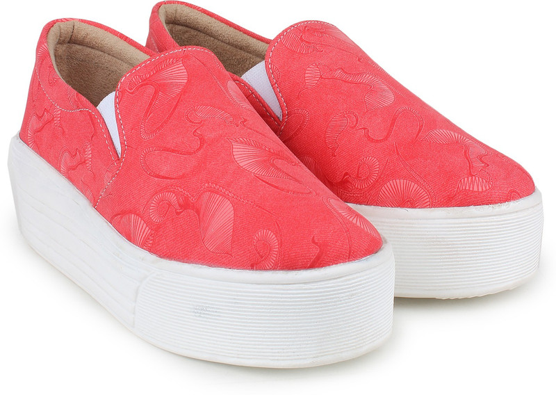STEEMO Mocassin For Women(Red)