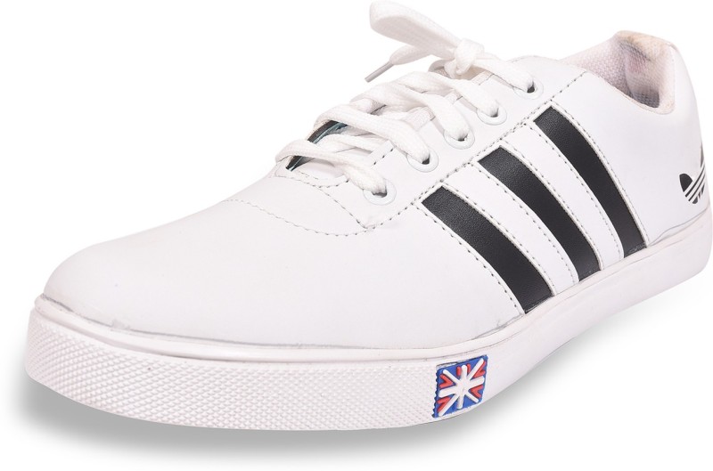ROAD STAG Men's Low-Top Casual Sneakers(White)