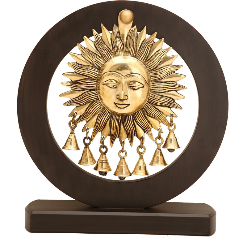 shivika enterprises Decorative Showpiece  -  30 cm(Brass, Multicolor)