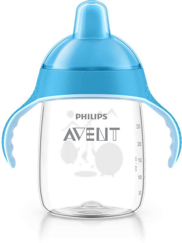 Philips Avent Toddler Spout Cup With Twin Handle(Blue)