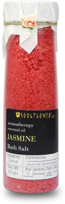 Soulflower Jasmine Ocean Mineral Bath Salt(500 g) RS.315 (24.00% Off) - Flipkart