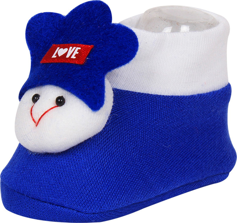 Ole Baby OB-CSB-F693-P Booties(Toe to Heel Length - 10 cm, Royal Blue)