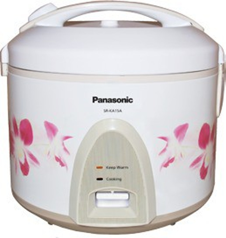 Panasonic SR-KA15A Electric Rice Cooker with Steaming Feature(4.3 L, White)