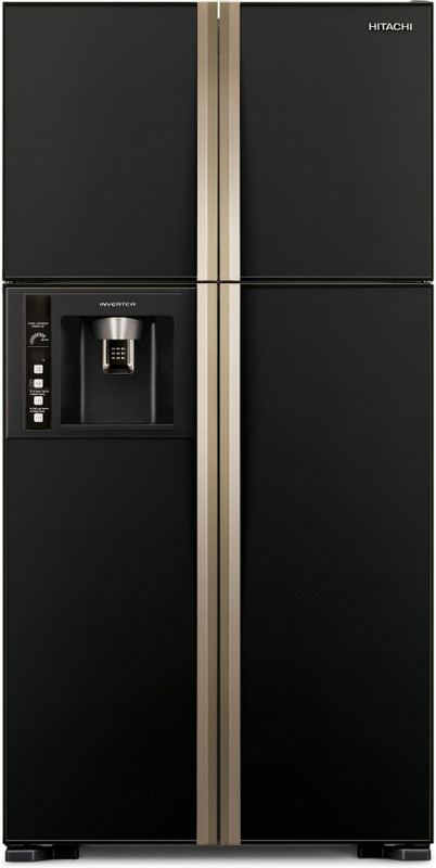 Hitachi 638 L Frost Free Side by Side Refrigerator(Glass Black, R-W720FPND1X) Hitachi 638 L Frost Free Side by Side Refrigerator(Glass Black, R-W720FPND1X)