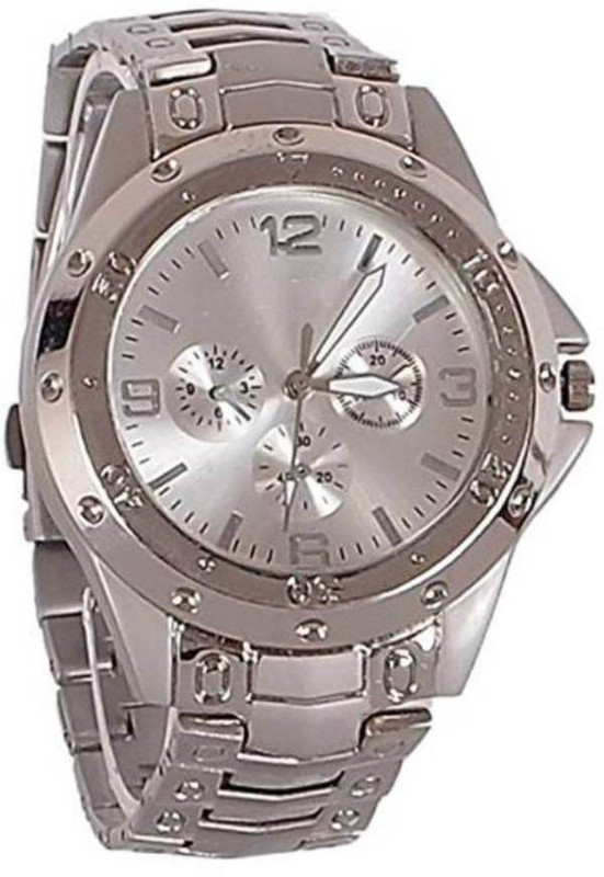 fashion pool ROSARA SILVER ROSARA SILVER MEN Analog Watch  - For Men