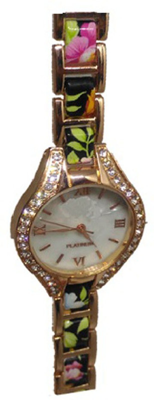 styledose Geneva Flower Print watch for watch floral Analog Watch  - For Women
