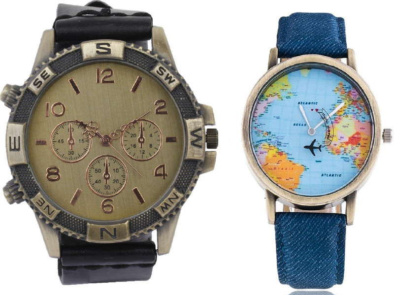 Buy declasse WORLD black direction with mini world Analog Watch For Men Online at desertcartZimbabwe