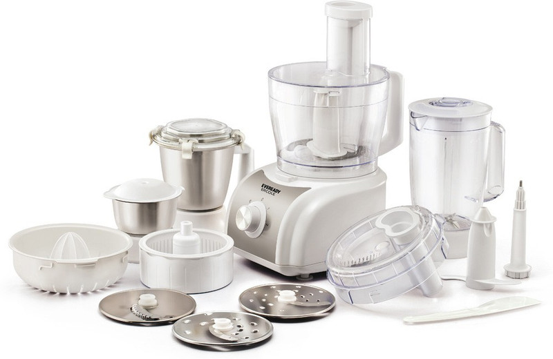Eveready ERCOLE 1000 W Food Processor(White)