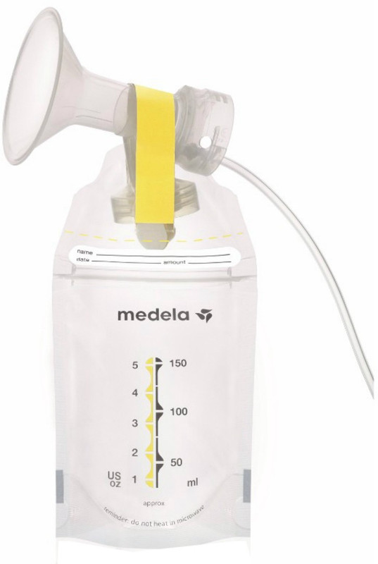 Medela Pump & Save Bags(Pack of 20, White, Yellow)