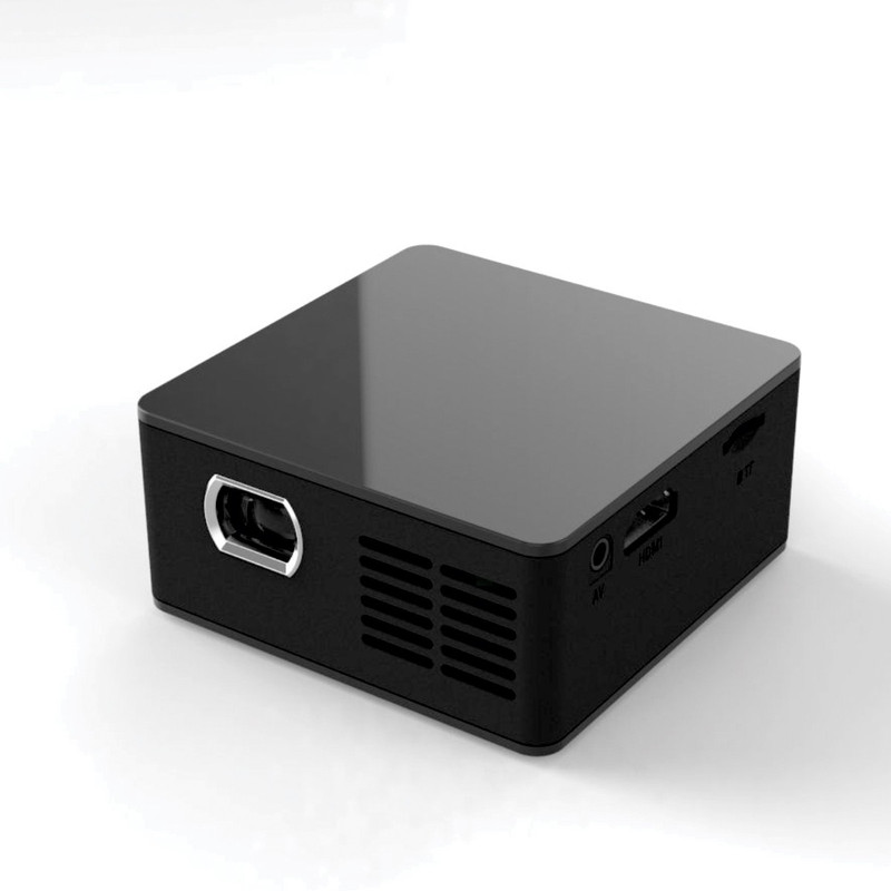 Portronics 100 lm LED Cordless Portable Projector(Black)