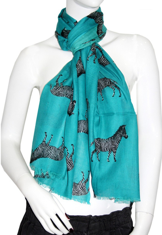 ettibetrendy Animal Print Cotton Viscose Blend Women Stole